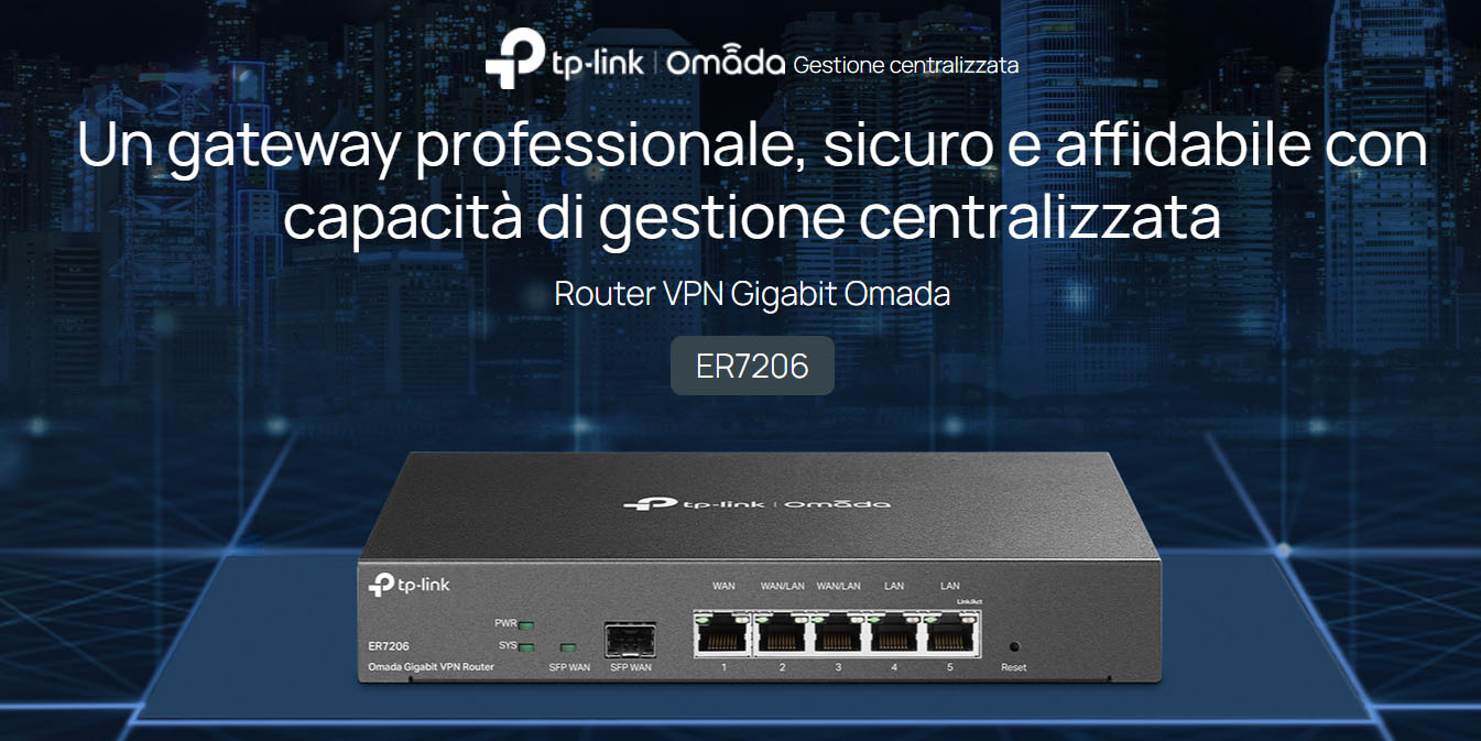 ER7206 - TP-Link ER7206 Multi-WAN Gigabit VPN Gateway Router